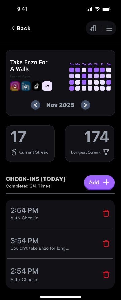 Habit Doom detail view